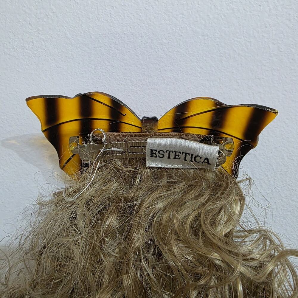 ESTETICA DESIGNS Long Curly Ponytail 24" Hair Extension Butterfly Barrette Clip - Picture 5 of 6